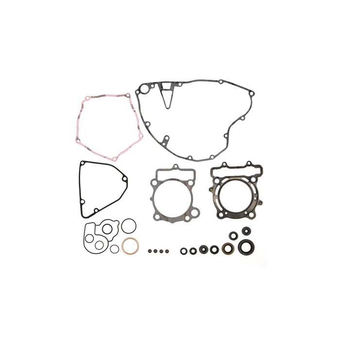 PROX gasket set with engine oil seal set KAWASAKI KXF 250 '04-'05, RMZ 250 '04-'06 (KXF250)