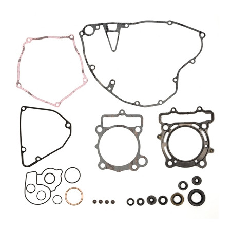PROX tarpinių komplektas su variklio riebokšlių komplektu KAWASAKI KXF 250 '04-'05, RMZ 250 '04-'06 (KXF250)