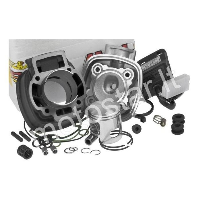 Malossi Sport I-TECH 70cc Piaggio / Gilera PureJet LC cilindro komplektas Malossi Sport I-TECH 70cc Piaggio / Gilera PureJet LC cilindro komplektas