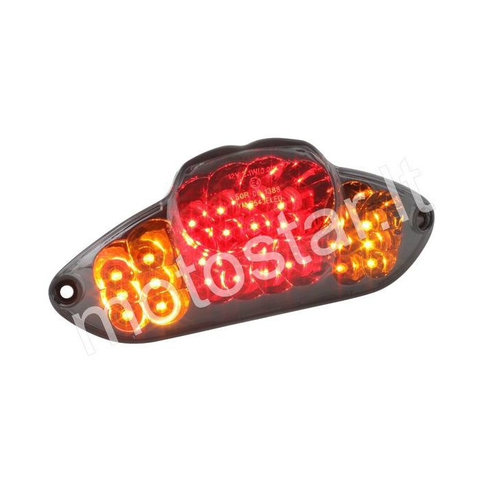 Gilera Runner SP, DNA STR8 LED Black Line taillight with turn signals