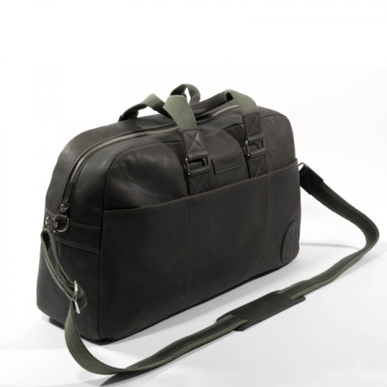 BENELLI dark brown leather bag