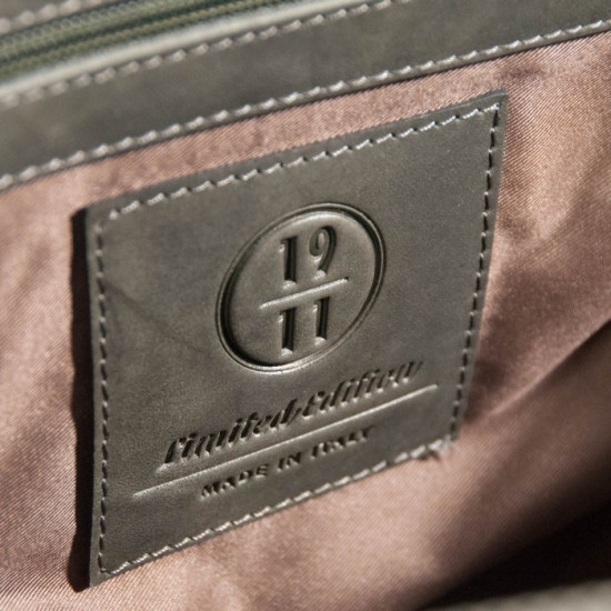 BENELLI dark brown leather bag
