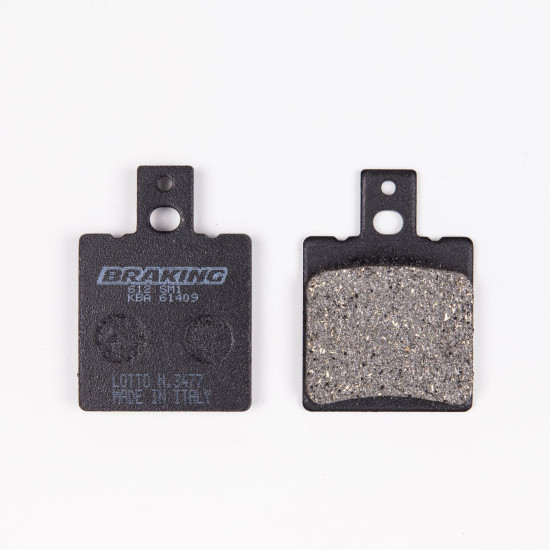 BRAKE PADS, BRAKES, SEMI-METALLIC, 612SM1