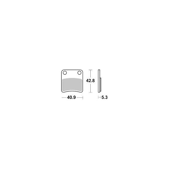 BRAKE PADS, BRAKES, SEMI-METALLIC, 983SM1