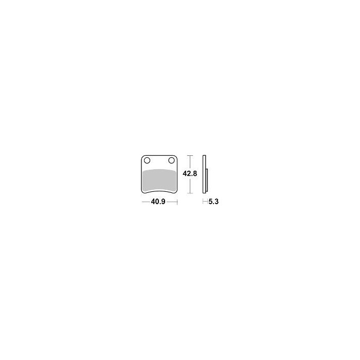 BRAKE PADS, BRAKES, SEMI-METALLIC, 983SM1