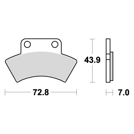 STABDŽIŲ KALADĖLĖS STABDYMO SUKEPINTOS 856CM44 OFFROAD