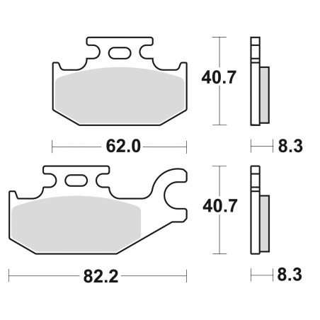 BRAKE PADS BRAKE SINTERED 935CM44 OFFROAD