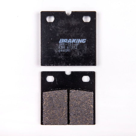 BRAKE PADS, BRAKES, SEMI-METALLIC, 644SM1