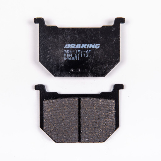 BRAKE PADS, BRAKES, SEMI-METALLIC, 646SM1