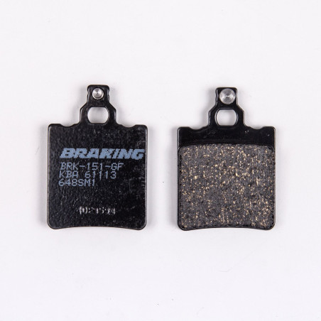 BRAKE PADS, BRAKES, SEMI-METALLIC, 648SM1
