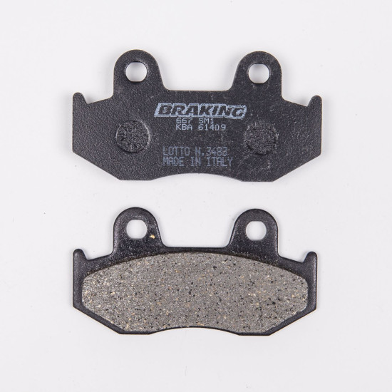 BRAKE PADS, BRAKES, SEMI-METALLIC, 667SM1