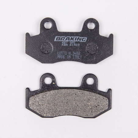 BRAKE PADS, BRAKES, SEMI-METALLIC, 667SM1