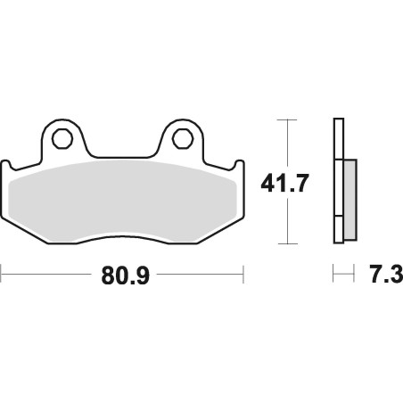 STABDŽIŲ KALADĖLĖS, STABDANTYS, PUSMETALINIS, 667SM1