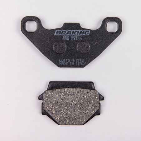 BRAKE PADS, BRAKES, SEMI-METALLIC, 669SM1