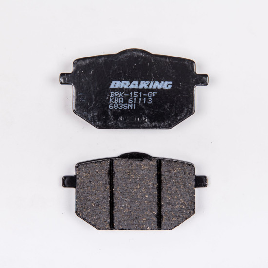 BRAKE PADS, BRAKES, SEMI-METALLIC, 683SM1