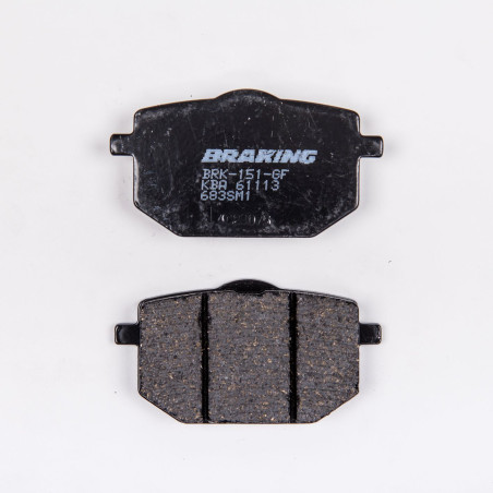 BRAKE PADS, BRAKES, SEMI-METALLIC, 683SM1