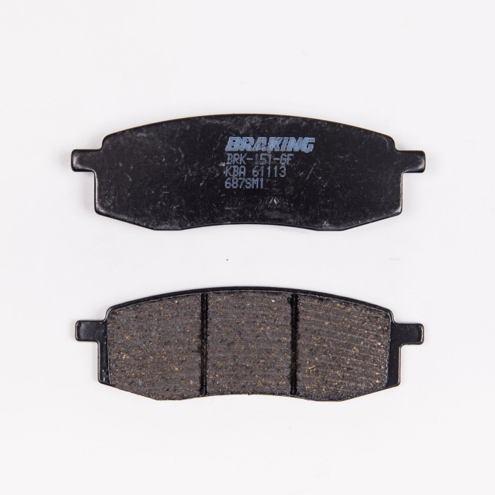 BRAKE PADS, BRAKES, SEMI-METALLIC, 687SM1
