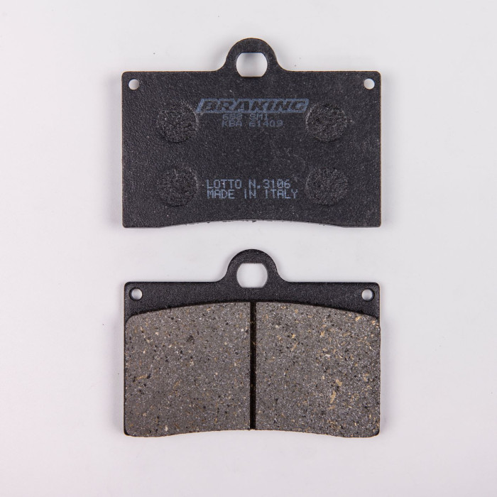 BRAKE PADS, BRAKES, SEMI-METALLIC, 688SM1
