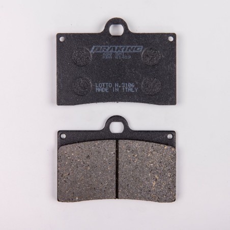 BRAKE PADS, BRAKES, SEMI-METALLIC, 688SM1