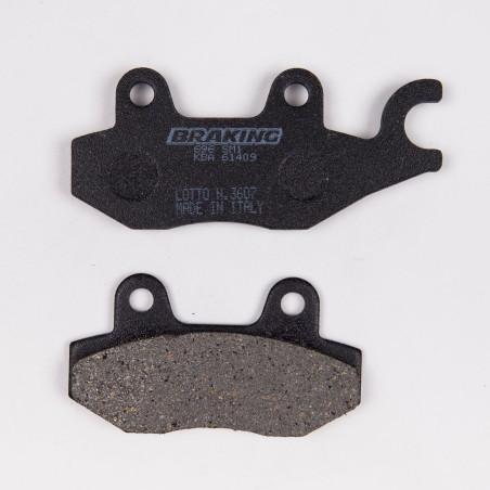 BRAKE PADS, BRAKES, SEMI-METALLIC, 696SM1