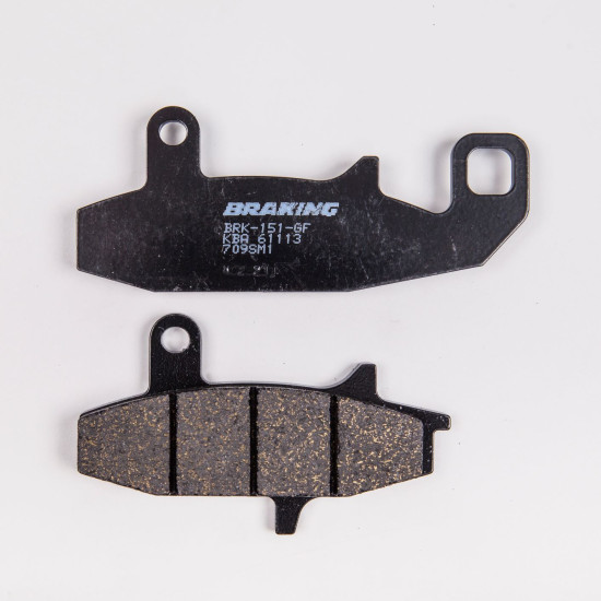 BRAKE PADS, BRAKES, SEMI-METALLIC, 709SM1