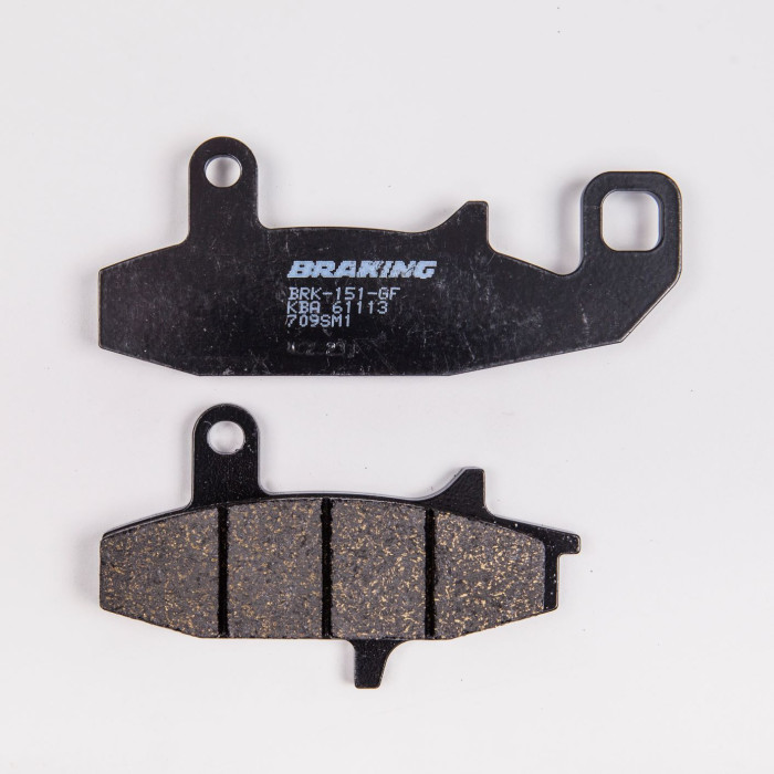 BRAKE PADS, BRAKES, SEMI-METALLIC, 709SM1
