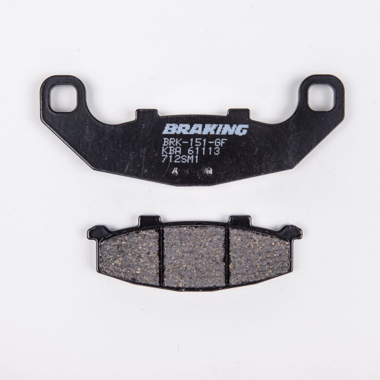 BRAKE PADS, BRAKES, SEMI-METALLIC, 712SM1