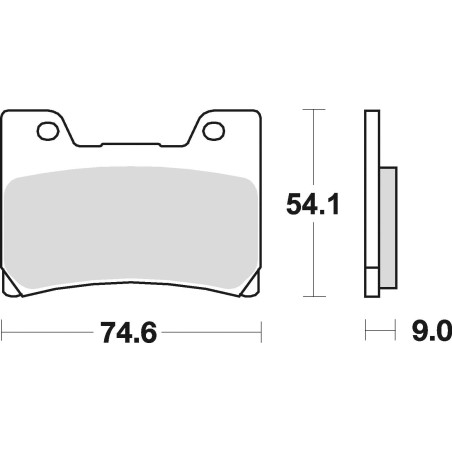 BRAKE PADS, BRAKES, SEMI-METALLIC, 729SM1