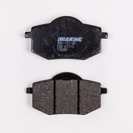 BRAKE PADS, BRAKES, SEMI-METALLIC, 735SM1