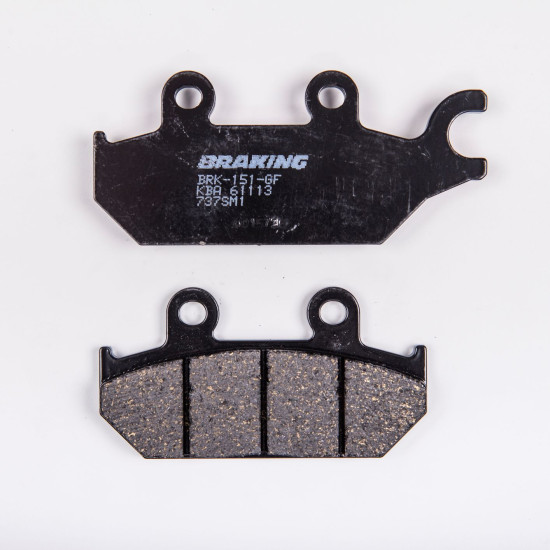 BRAKE PADS, BRAKES, SEMI-METALLIC, 737SM1