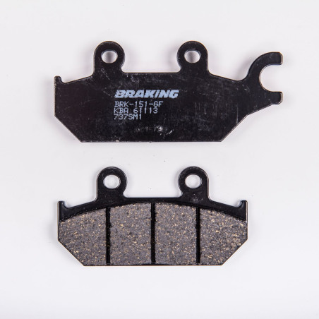 BRAKE PADS, BRAKES, SEMI-METALLIC, 737SM1