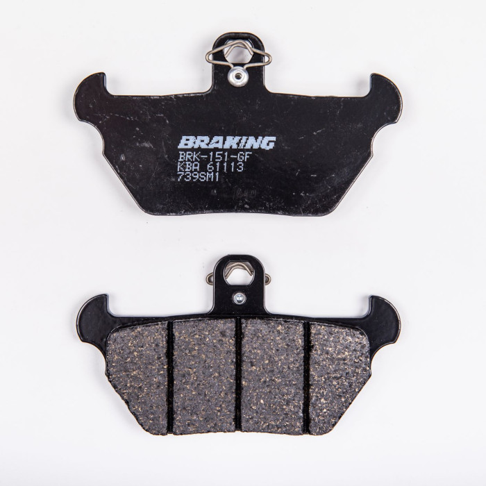 BRAKE PADS, BRAKES, SEMI-METALLIC, 739SM1