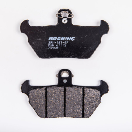 BRAKE PADS, BRAKES, SEMI-METALLIC, 739SM1
