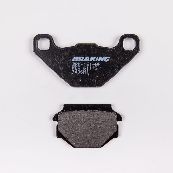 BRAKE PADS, BRAKES, SEMI-METALLIC, 743SM1