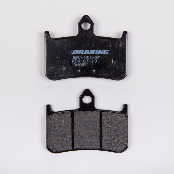 BRAKE PADS, BRAKES, SEMI-METALLIC, 756SM1