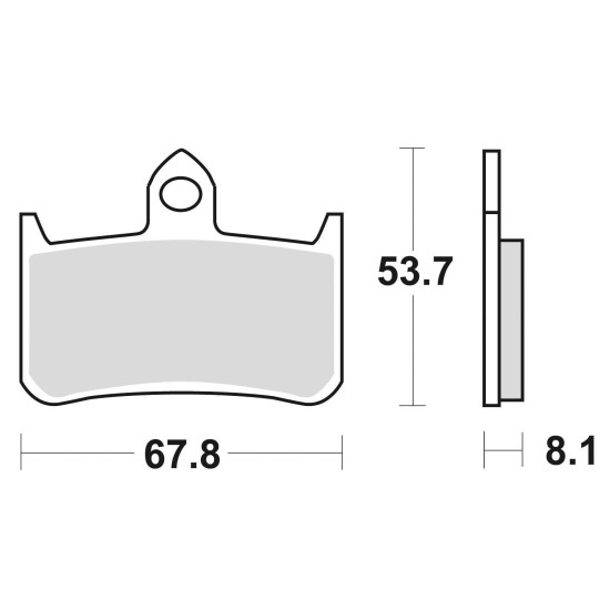 STABDŽIŲ KALADĖLĖS, STABDANTYS, PUSMETALINIS, 756SM1