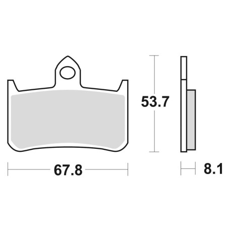 STABDŽIŲ KALADĖLĖS, STABDANTYS, PUSMETALINIS, 756SM1