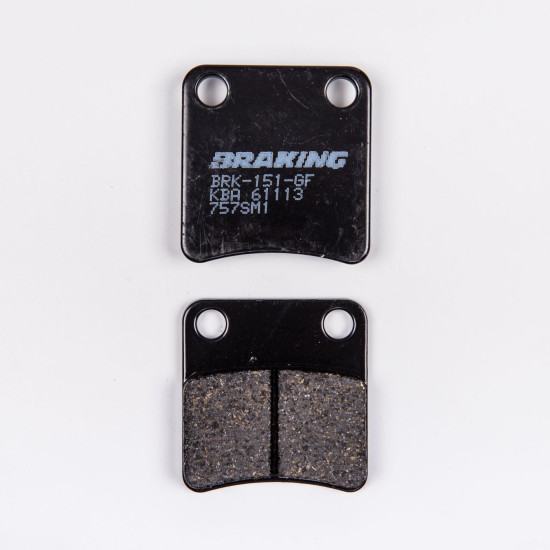 BRAKE PADS, BRAKES, SEMI-METALLIC, 757SM1