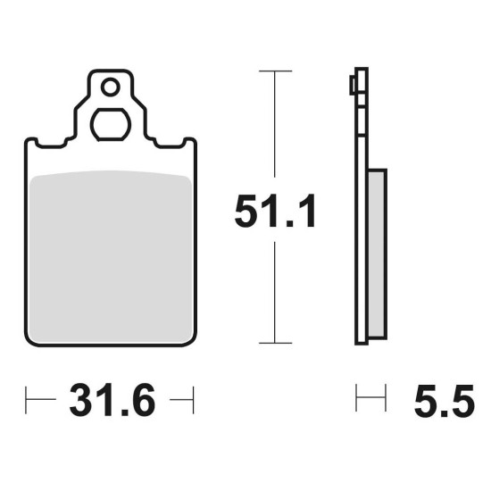 BRAKE PADS, BRAKES, SEMI-METALLIC, 760SM1