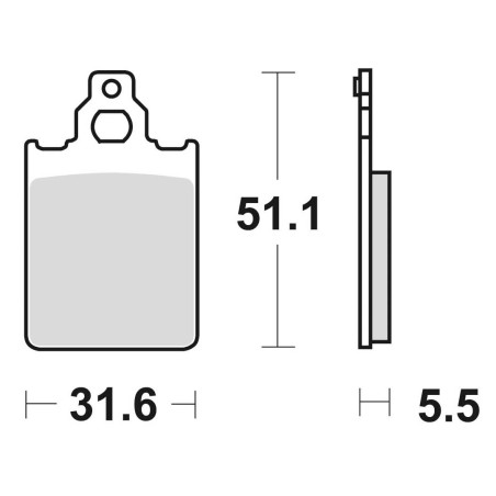 BRAKE PADS, BRAKES, SEMI-METALLIC, 760SM1