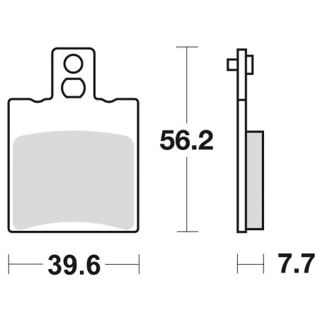 STABDŽIŲ KALADĖLĖS, STABDANTYS, PUSMETALINIS, 778SM1