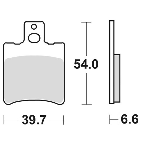 BRAKE PADS, BRAKES, SEMI-METALLIC, 779SM1