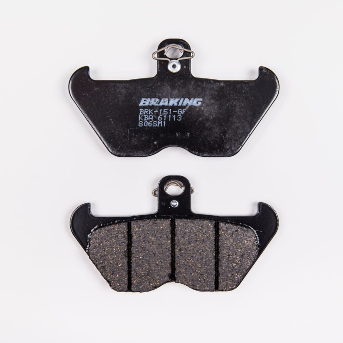 BRAKE PADS, BRAKES, SEMI-METALLIC, 806SM1