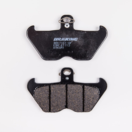 BRAKE PADS, BRAKES, SEMI-METALLIC, 806SM1