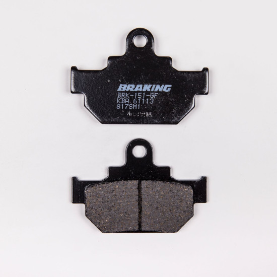 BRAKE PADS, BRAKES, SEMI-METALLIC, 817SM1