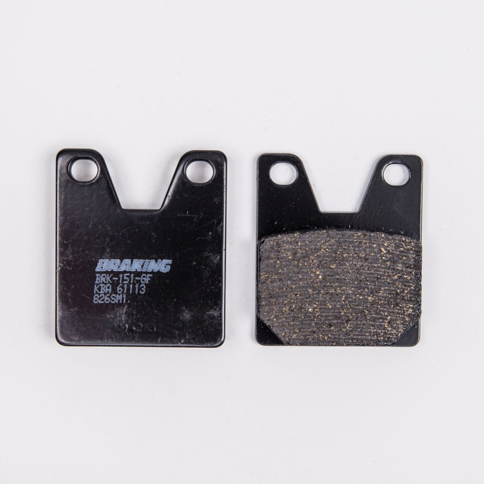 BRAKE PADS, BRAKES, SEMI-METALLIC, 826SM1