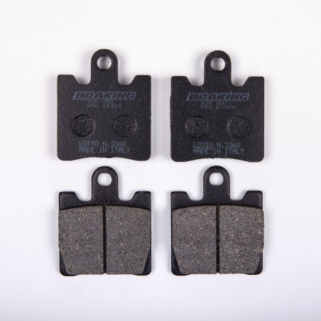 BRAKE PADS, BRAKES, SEMI-METALLIC, 830SM1