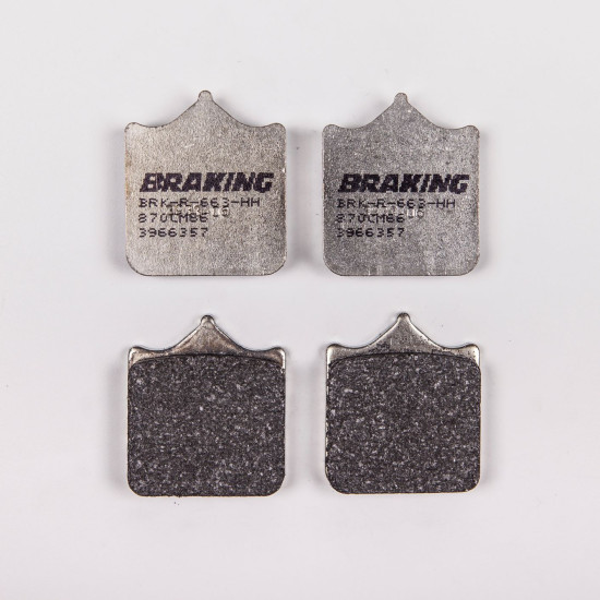 BRAKE PADS, BRAKES, SEMI-METALLIC, RACE, 870 CM, 66