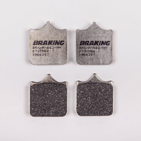 BRAKE PADS, BRAKES, SEMI-METALLIC, RACE, 870 CM, 66