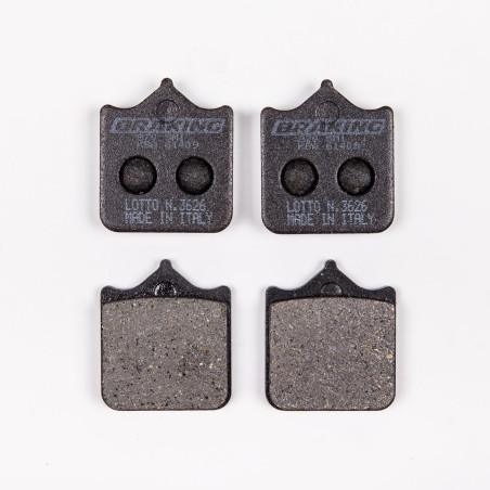 BRAKE PADS, BRAKES, SEMI-METALLIC, 870SM1